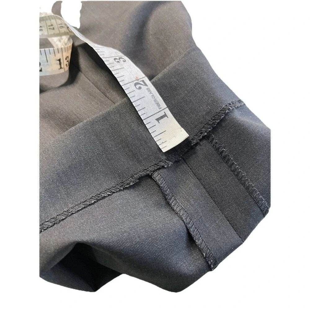 Banana Republic Standard Fit Suit Gray Supr 120s Marzotto Italian Wool 40S 36x27